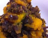 超簡単..丼で..10分.あずきかぼちゃ作り方6写真