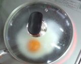 食パン＆目玉焼きセット作り方2写真