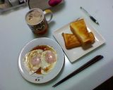 食パン＆目玉焼きセット作り方6写真