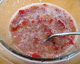 米粉のストロベリーココナッツケーキ作り方1写真