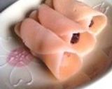 もちもちロールで♡桜餅風(関東風）作り方8写真