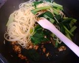 小松菜とシラス干しの豆腐スパゲッティー作り方4写真