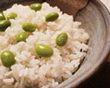 和風だしで簡単＊しめじと枝豆のおこわ作り方5写真