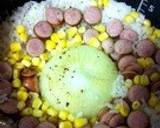 パリッと朝食ウインナーと新玉ねぎのピラフ作り方8写真