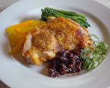 鶏もも肉のソテー✽ワインいちじくソースで作り方5写真