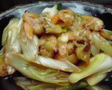 旨い！青柳貝と白ねぎの炒め煮作り方9写真