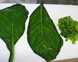 野沢菜の葉っぱ巻きごはん作り方1写真