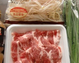 塩だれを絡ませて、にらともやしの炒め物作り方1写真
