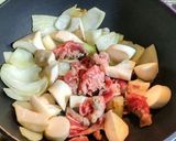 新じゃがの肉じゃが　新玉葱、発酵玉葱作り方6写真