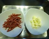 サラミとチーズのシンプルサラダ作り方3写真