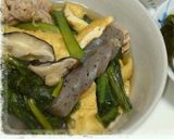 フライパンで★豚肉と小松菜の煮もの作り方4写真