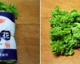 レンジで1分半！菜の花のからし和え作り方1写真