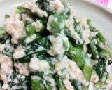 超簡単...丼で..8分..菜花の白あえ作り方10写真