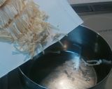 栄養士ママ☆えのき茸と豆腐の味噌汁作り方1写真