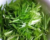 超簡単..丼で..3分..水菜の煮びたし作り方4写真
