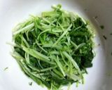 超簡単..丼で..3分..水菜の煮びたし作り方6写真