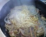 シーザードレッシングで味付け生パスタ作り方2写真