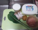 簡単！自称：和風クリームパスタ作り方1写真