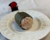 可愛いまん丸🩷海苔おにぎり（さるぼぼ）作り方3写真