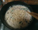 簡単！自称：和風クリームパスタ作り方11写真