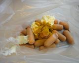 簡単！ウィンナーのパン粉焼き　カレー風味作り方1写真