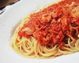 ＊ほうれん草とベーコンのトマトペンネ＊作り方9写真