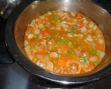 押し麦と実沢山の根菜スープ作り方6写真