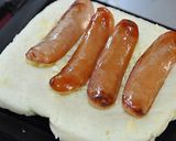 ☆パリッと朝食ウインナーでホットサンド☆作り方5写真