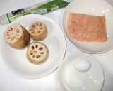 蓮根おやき・すり身焼き♪簡単レシピ作り方1写真