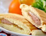 ☆パリッと朝食ウインナーでホットサンド☆作り方7写真