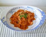 トマトクリームチーズパスタ作り方4写真