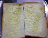 リメイク＊卵焼きとベーコンの和風トースト作り方2写真