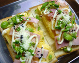 リメイク＊卵焼きとベーコンの和風トースト作り方4写真