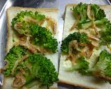 ブロッコリー×桜えびの和カレートースト作り方3写真