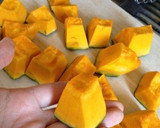 かぼちゃのそぼろ煮作り方1写真