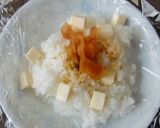ベビーチーズでカレー風味のおにぎりランチ作り方3写真