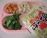 いか・にら・キムチ♪DE♪塩焼きそば作り方1写真