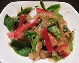 簡単 アイスプラントと中華クラゲのサラダ作り方4写真