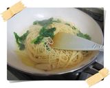 菜の花の和風パスタ作り方4写真
