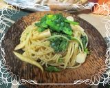 菜の花の和風パスタ作り方6写真