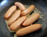 パパッと出来る！わさマヨ醤油ウインナー作り方4写真