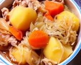簡単♪豚肉の肉じゃが★ほっこり田舎の味作り方7写真