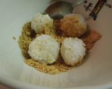 チーズ入り♪きなこのご飯団子作り方3写真
