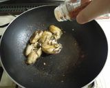 牡蠣のしょうゆ炒め おかかあえ作り方7写真