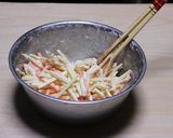 サツマイモとニンジンのかき揚げ作り方2写真