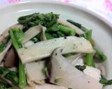 超簡単..丼で.5分.エリンギ.菜花炒め作り方8写真