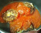 簡単彼ご飯❤イタリアンハンバーグ作り方8写真