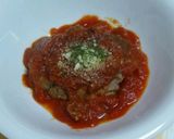 簡単彼ご飯❤イタリアンハンバーグ作り方9写真