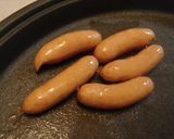 塩麹さん☆ウインナー☆パンケーキロール!作り方3写真