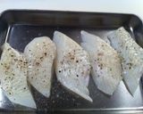 絶品☆カレイのムニエルアンチョビソース☆作り方1写真
